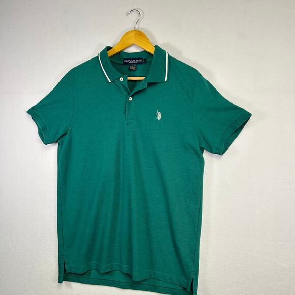 Men's Green US Polo Assn - Size Large Slim Fit Sportswear‎ Gulf - Picture 3 of 9